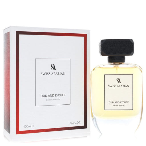 Swiss Arabian Oud And Lychee Eau De Parfum Spray (Unisex) By Swiss Arabian 3.4 oz Eau De Parfum Spray Eau De Parfum Spray (Unisex) unisex fragrance product image