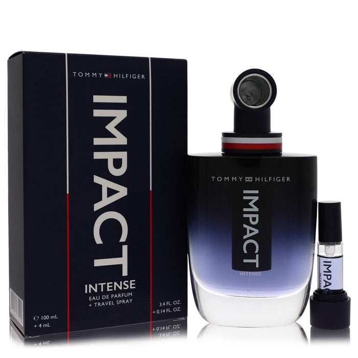 Tommy Hilfiger Impact Intense Eau De Parfum Spray + 0.14 Travel Spray By Tommy Hilfiger 3.4 oz Eau De Parfum Spray + 0.14 Travel Spray Eau De Parfum Spray + 0.14 Travel Spray...