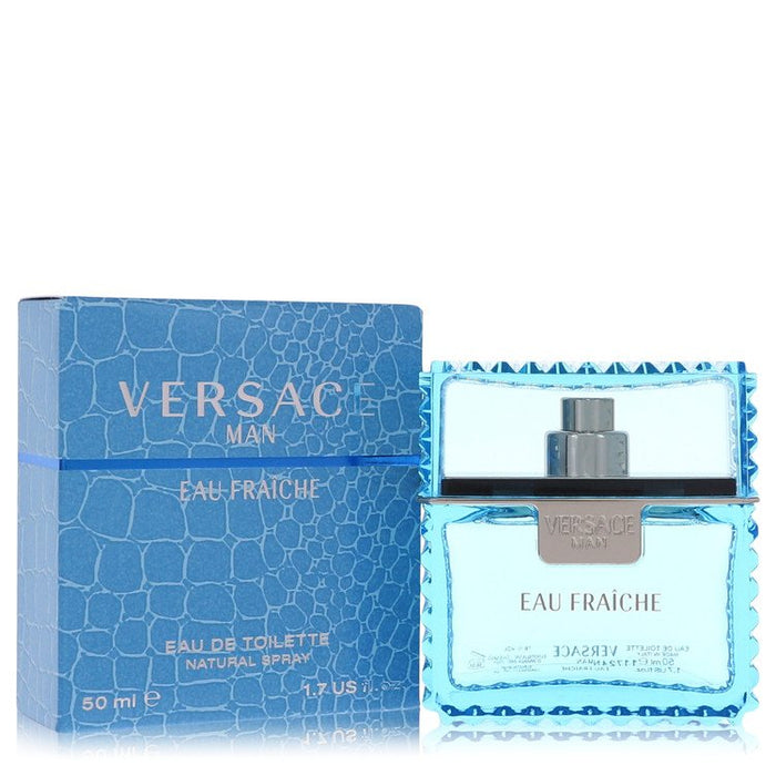 Versace Man Eau Fraiche Eau De Toilette Spray (Blue) By Versace 1.7 oz Eau Fraiche Eau De Toilette Spray Eau Fraiche Eau De Toilette Spray (Blue) for men product image