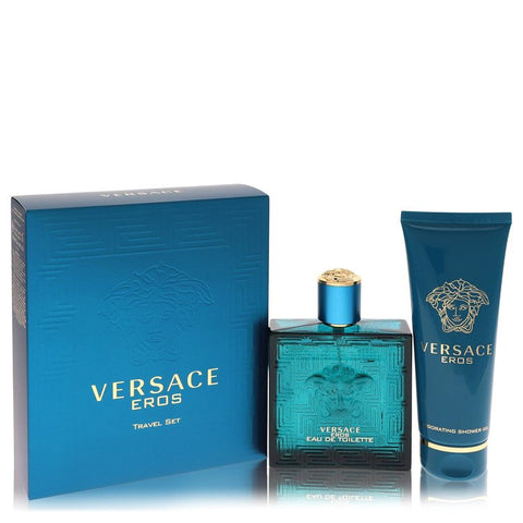 Versace Eros Gift Set By Versace 3.4 oz Eau De Toilette Spray + 3.4 oz Shower Gel Gift Set - 3.4 Oz Eau De Toilette Spray + 3.4 Oz Shower Gel for men product image