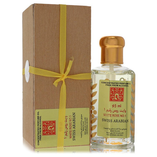 White Rose No 1 Concentrated Perfume Oil Free From Alcohol (Unisex) By Swiss Arabian 3.21 oz Concentrated Perfume Oil Free From Alcohol Concentrated Perfume Oil Free From...