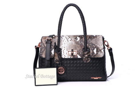 Satchel Bottega®Handmade Soft Lambskin Leather Bag