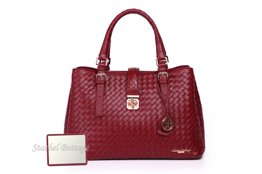 Satchel Bottega®Handmade Soft Lambskin Leather Bag