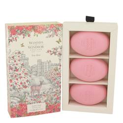 True Rose Three 2.1 oz Luxury Soaps By Woods of Windsor